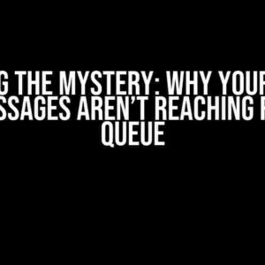 Solving the Mystery: Why Your ESP32 MQTT Messages aren’t Reaching RabbitMQ Queue